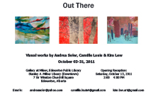 Click to see invitation to art show Oct. 2011